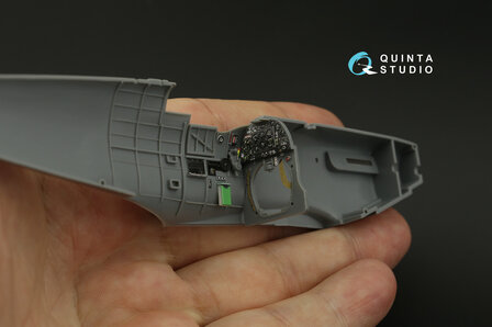 Quinta Studio QD48136 - Spitfire Mk.V 3D-Printed &amp; coloured Interior on decal paper (Tamiya kit) - 1:48