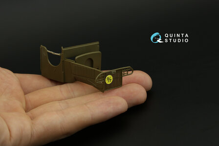 Quinta Studio QD48029 - GMC CCKW 353 (open cab) 3D-Printed &amp; coloured Interior on decal paper (for Tamiya kit) - 1:48