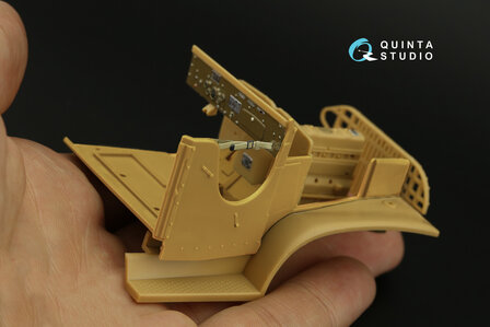 Quinta Studio QD35059 - GMC CCKW 352 Open Cab 3D-Printed &amp; coloured Interior on decal paper (for HobbyBoss kit) - 1:35