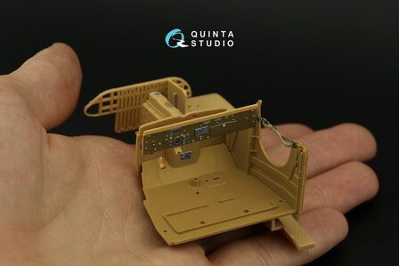 Quinta Studio QD35059 - GMC CCKW 352 Open Cab 3D-Printed &amp; coloured Interior on decal paper (for HobbyBoss kit) - 1:35