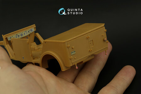 Quinta Studio QD35056 - Horch 108 typ 40 3D-Printed &amp; coloured Interior on decal paper (for ICM kit) - 1:35