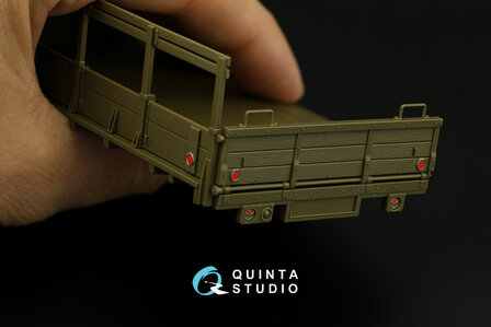 Quinta Studio QD35052 - GMC CCKW 353 (open cab) 3D-Printed &amp; coloured Interior on decal paper (for Tamiya kit) - 1:35