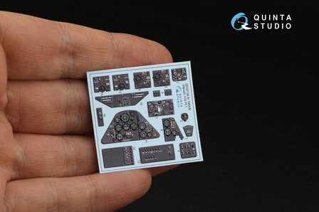 Quinta Studio QD32138 - Ar 196A/B 3D-Printed &amp; coloured Interior on decal paper (for Revell kit) - 1:32