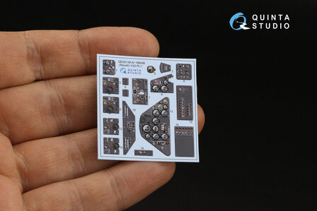 Quinta Studio QD32138 - Ar 196A/B 3D-Printed &amp; coloured Interior on decal paper (for Revell kit) - 1:32