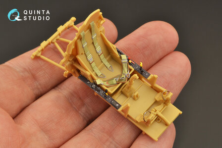 Quinta Studio QD32129 - Hs 129B-2 3D-Printed &amp; coloured Interior on decal paper (for Zoukei-Mura kit) - 1:32