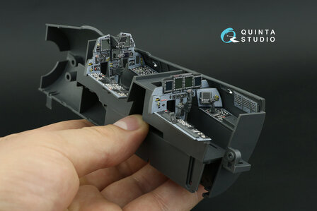 Quinta Studio QD32119 - F-15E 3D-Printed &amp; coloured Interior on decal paper (for Tamiya kit) - 1:32