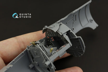 Quinta Studio QD32092 - F4U-1D 3D-Printed &amp; coloured Interior on decal paper (for Tamiya kit) - 1:32