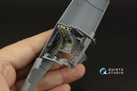 Quinta Studio QD32092 - F4U-1D 3D-Printed &amp; coloured Interior on decal paper (for Tamiya kit) - 1:32