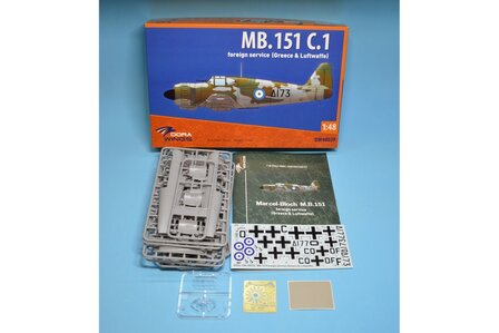 Dora Wings DW48039 - MB.151&nbsp;C.1 foreign service (Greece &amp; Luftwaffe) - 1:48