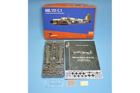 Dora Wings DW72030 - MB.151 C.1 foreign service (Greece &amp; Luftwaffe) - 1:72