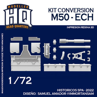 HQ72102 - M50 - ECH (Kit Conversion) - 1:72 - [HQ - Modeller`s Head Quarters]