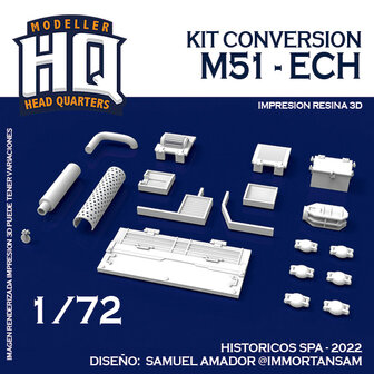 HQ72103 - M51 - ECH (Kit Conversion) - 1:72 - [HQ - Modeller`s Head Quarters]