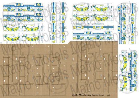 Matho Models 35134 - Banana boxes - 1:35