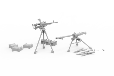 AK35005 - Infantry Support Weapons DShKM &amp; SPG-9 - 1:35 - [AK Interactive]