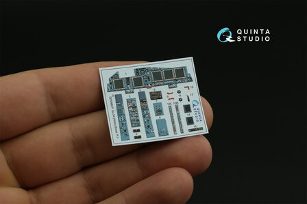 Quinta Studio QDS-48071 - Su-34 3D-Printed &amp; coloured Interior on decal paper (for HobbyBoss kit) - Small Version - 1:48