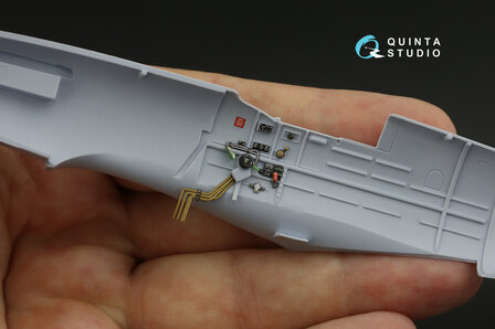 Quinta Studio QD48144 - Spitfire PR.XIX 3D-Printed &amp; coloured Interior on decal paper (for Airfix kit) - 1:48