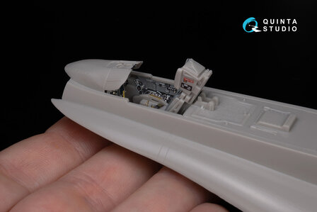 Quinta Studio QD48283 - F/A-18A / C early 3D-Printed &amp; coloured Interior on decal paper (for Hasegawa kit) - 1:48