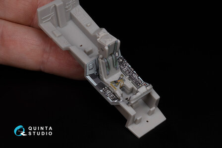 Quinta Studio QD48283 - F/A-18A / C early 3D-Printed &amp; coloured Interior on decal paper (for Hasegawa kit) - 1:48