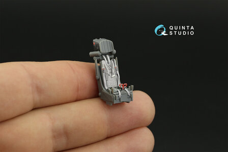 Quinta Studio QD48320 - Su-30SM 3D-Printed &amp; coloured Interior on decal paper (for GWH kit) - 1:48