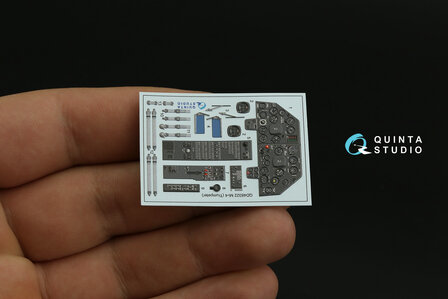 Quinta Studio QD48322 - Mi-4 3D-Printed &amp; coloured Interior on decal paper (for Trumpeter kit) - 1:48