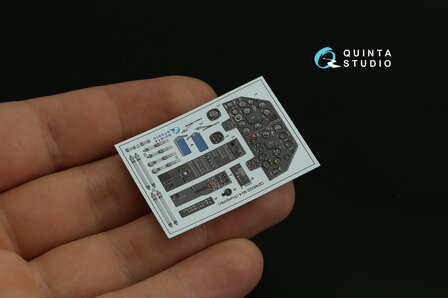 Quinta Studio QD48322 - Mi-4 3D-Printed &amp; coloured Interior on decal paper (for Trumpeter kit) - 1:48