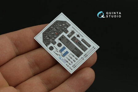 Quinta Studio QD48322 - Mi-4 3D-Printed &amp; coloured Interior on decal paper (for Trumpeter kit) - 1:48