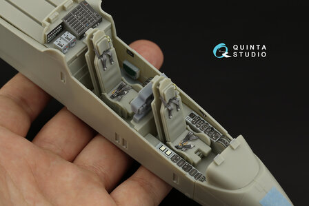 Quinta Studio QD32078 - OV-10A (USN version) 3D-Printed &amp; coloured Interior on decal paper (for KittyHawk kit) - 1:32