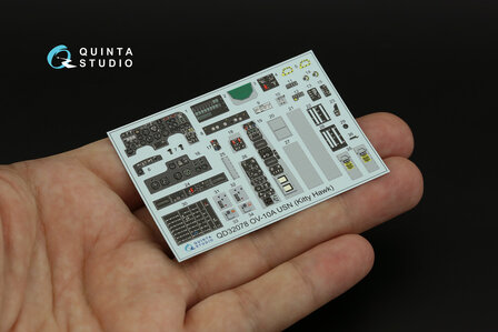 Quinta Studio QD32078 - OV-10A (USN version) 3D-Printed &amp; coloured Interior on decal paper (for KittyHawk kit) - 1:32