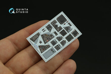 Quinta Studio QDS-32099 - F-14B 3D-Printed &amp; coloured Interior on decal paper (for Trumpeter kit) - Small Version - 1:32