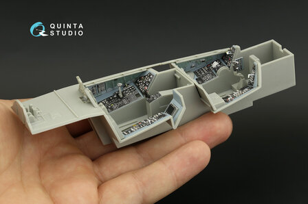 Quinta Studio QD32099 - F-14B 3D-Printed &amp; coloured Interior on decal paper (for Trumpeter kit) - 1:32