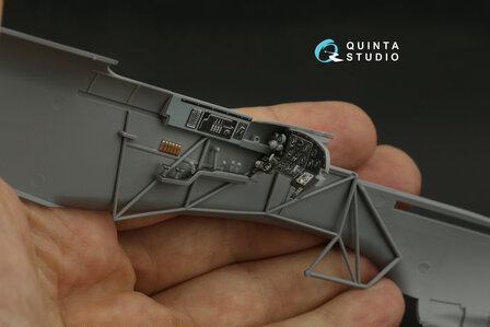 Quinta Studio QD32159 - Yak-9 T/K 3D-Printed &amp; coloured Interior on decal paper (for ICM kit) - 1:32