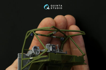 Quinta Studio QDS-35068 - KAMAZ-43509 3D-Printed &amp; coloured Interior on decal paper (for Zvezda kit) - Small Version - 1:35