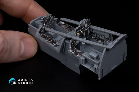 Quinta Studio QDS-48245 - F-4EJ Kai 3D-Printed &amp; coloured Interior on decal paper (for ZM SWS kit) - Small Version - 1:48