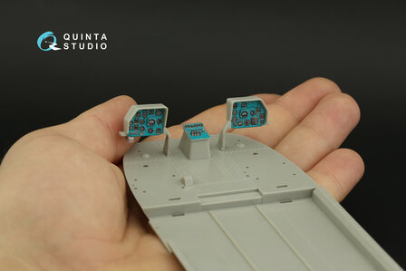 Quinta Studio QDS-35065 - Mi-8MT 3D-Printed &amp; coloured Interior on decal paper (for Trumpeter kit) - Small Version - 1:35