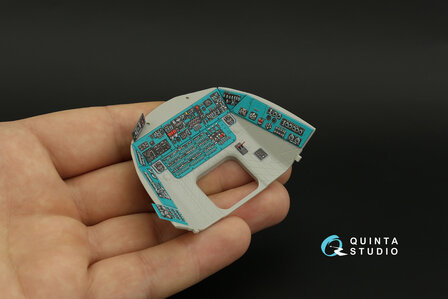 Quinta Studio QDS-35065 - Mi-8MT 3D-Printed &amp; coloured Interior on decal paper (for Trumpeter kit) - Small Version - 1:35