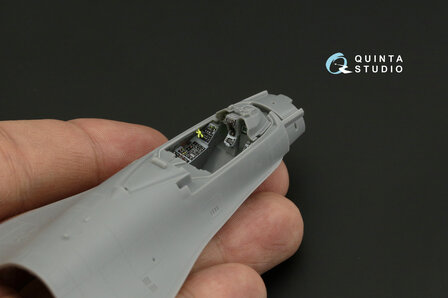 Quinta Studio QD72057 - F-16CJ 3D-Printed &amp; coloured Interior on decal paper (for Tamiya kit) - 1:72