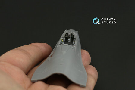 Quinta Studio QD72057 - F-16CJ 3D-Printed &amp; coloured Interior on decal paper (for Tamiya kit) - 1:72