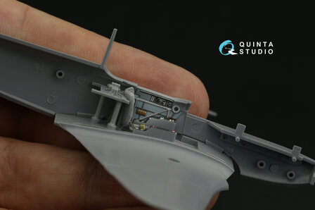 Quinta Studio QD72056 - Yak-9D 3D-Printed &amp; coloured Interior on decal paper (for Zvezda kit) - 1:72