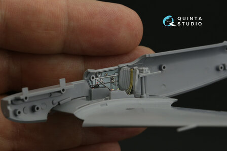 Quinta Studio QD72056 - Yak-9D 3D-Printed &amp; coloured Interior on decal paper (for Zvezda kit) - 1:72