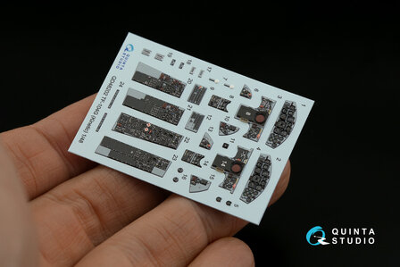 Quinta Studio QD48202 - TF-104G 3D-Printed &amp; coloured Interior on decal paper (for Kinetic) - 1:48