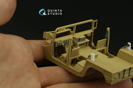 Quinta Studio QD48310 - HUMVEE family 3D-Printed &amp; coloured Interior on decal paper (for Tamiya kit)