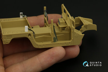 Quinta Studio QD48310 - HUMVEE family 3D-Printed &amp; coloured Interior on decal paper (for Tamiya kit)