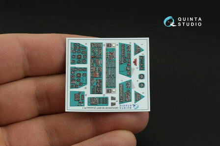 Quinta Studio QD48339 - Mi-8MT 3D-Printed &amp; coloured Interior on decal paper (for Zvezda kit) - 1:48