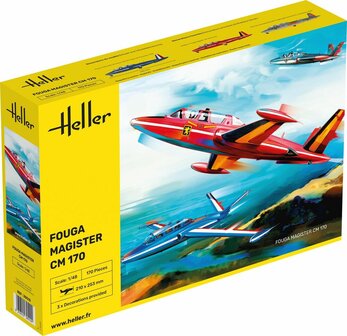 Heller 30510 - Fouga Magister CM 170 - 1:48