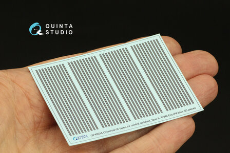 Quinta Studio QP48014 - Universal rib tapes, type A. WWII Era (All kits)  - 1:48