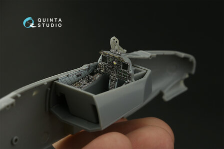 Quinta Studio QDS-48361 - A-10C 3D-Printed &amp; coloured Interior on decal paper (for Hobby Boss kit) - Small Version  - 1:48