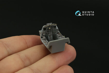 Quinta Studio QDS-48361 - A-10C 3D-Printed &amp; coloured Interior on decal paper (for Hobby Boss kit) - Small Version  - 1:48