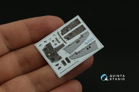 Quinta Studio QDS-48361 - A-10C 3D-Printed &amp; coloured Interior on decal paper (for Hobby Boss kit) - Small Version  - 1:48