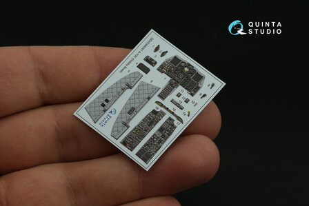 Quinta Studio QDS-48361 - A-10C 3D-Printed &amp; coloured Interior on decal paper (for Hobby Boss kit) - Small Version  - 1:48