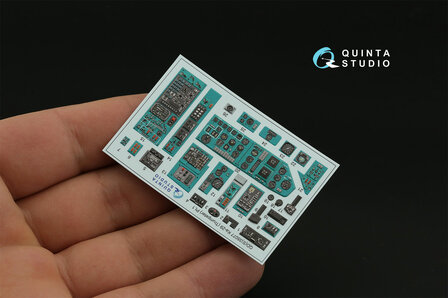 Quinta Studio QDS-35077 - Ka-29 3D-Printed &amp; coloured Interior on decal paper (for Trumpeter kit) - Small Version  - 1:35